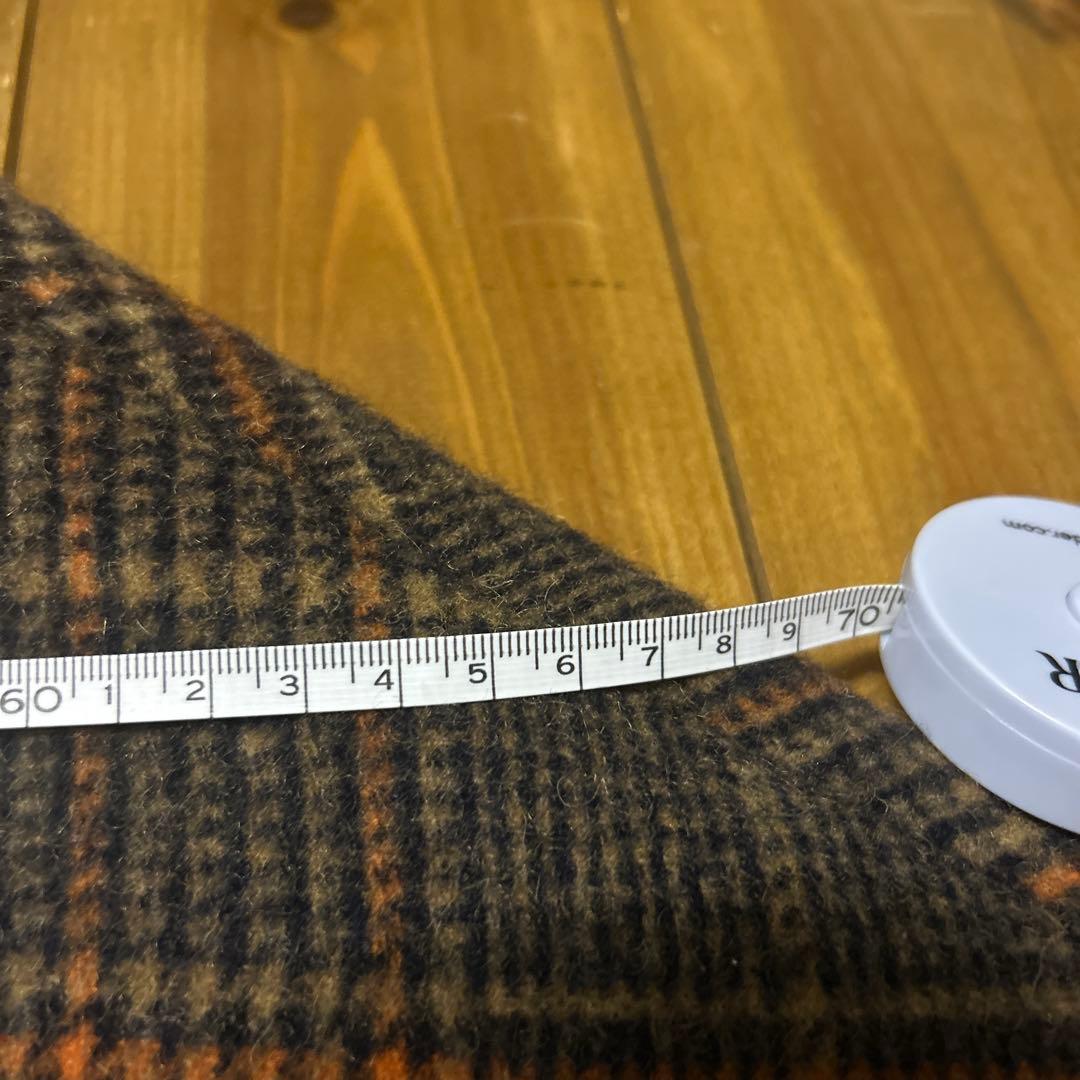 TICCA チェック柄 ダブルブレストコート