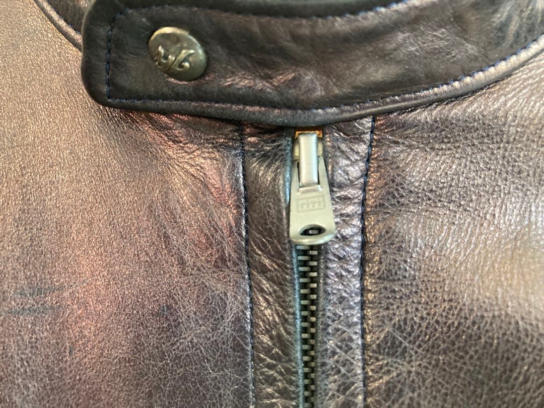 YELLOW BROS 日本製　シングルライダースジャケット