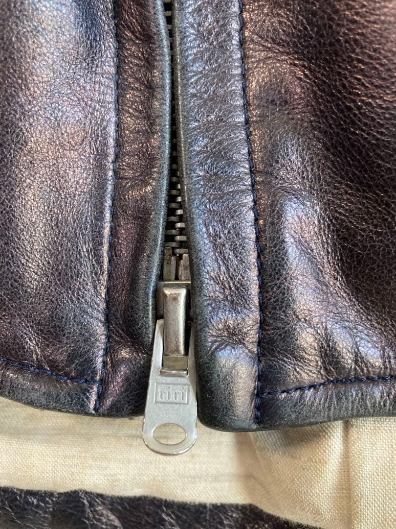 YELLOW BROS 日本製　シングルライダースジャケット