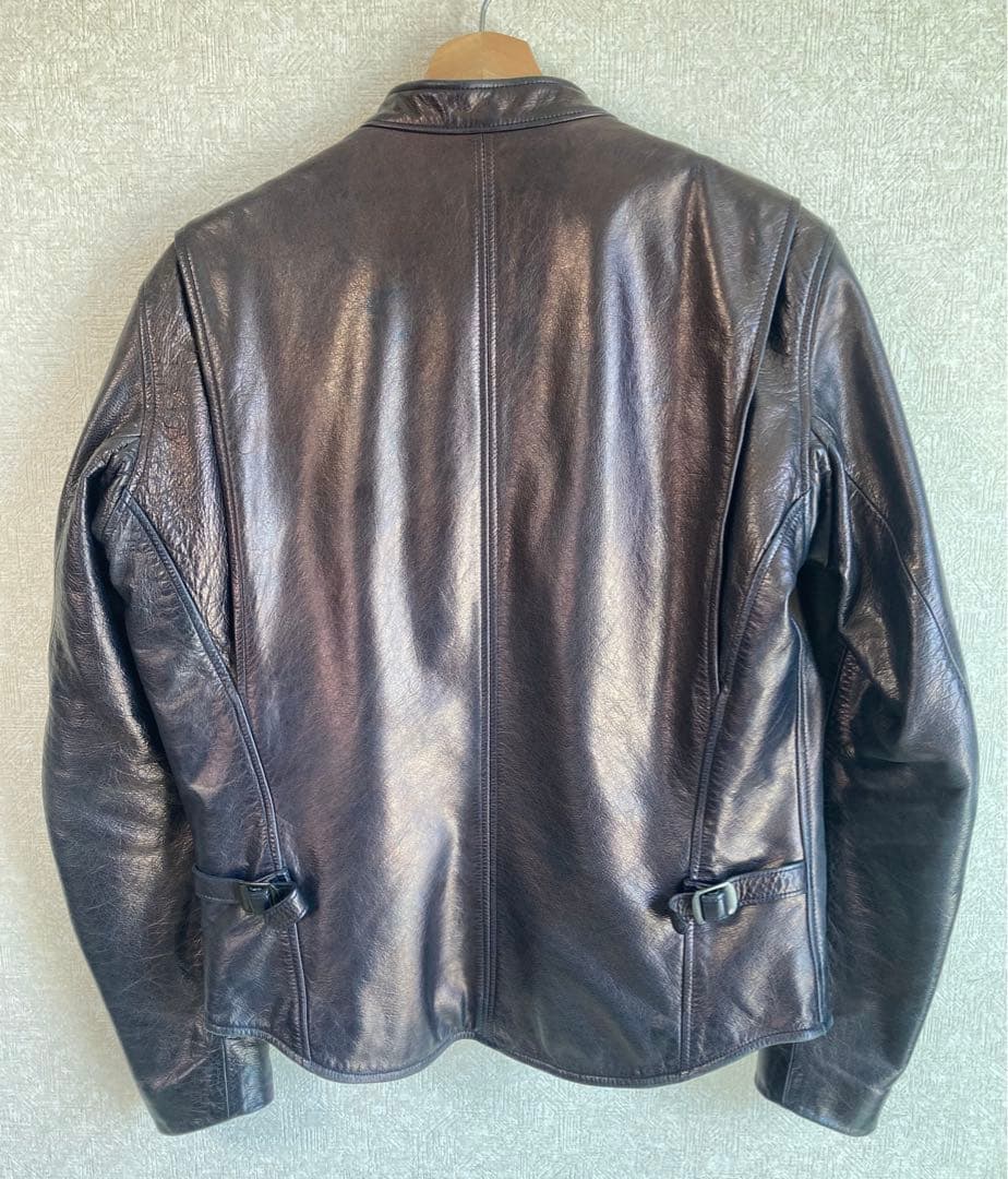 YELLOW BROS 日本製　シングルライダースジャケット