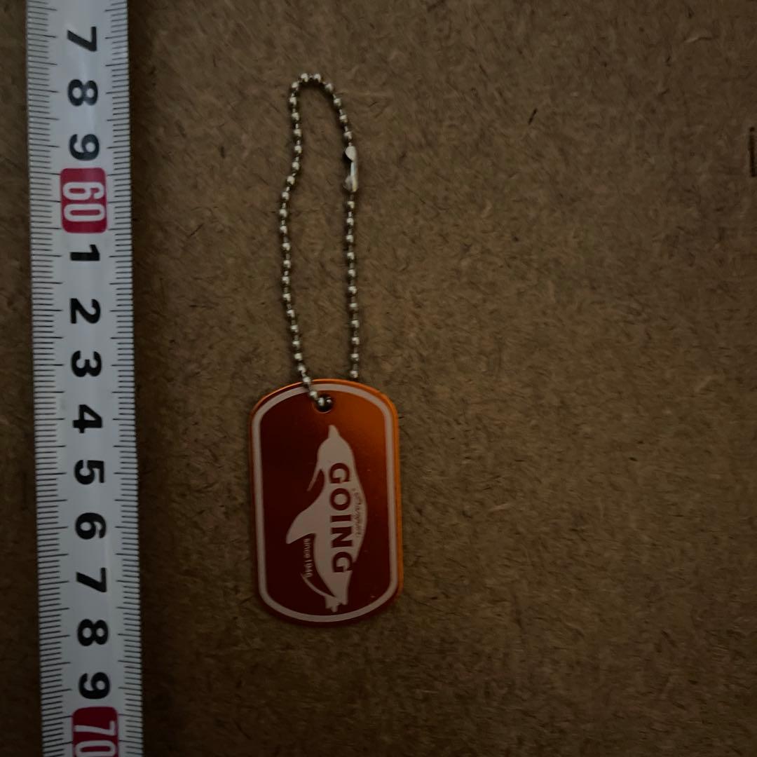 GOING キーホルダー オレンジ　ヴィンテージ