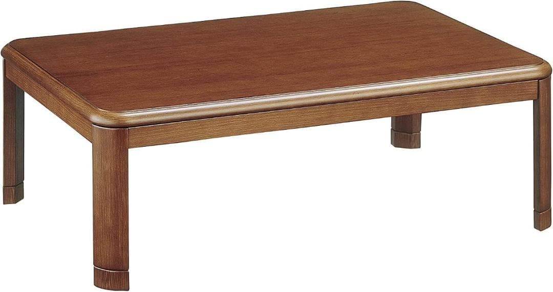 [山善]こたつ テーブル 幅120×奥行80 長方形 WG-F1205H(MB)