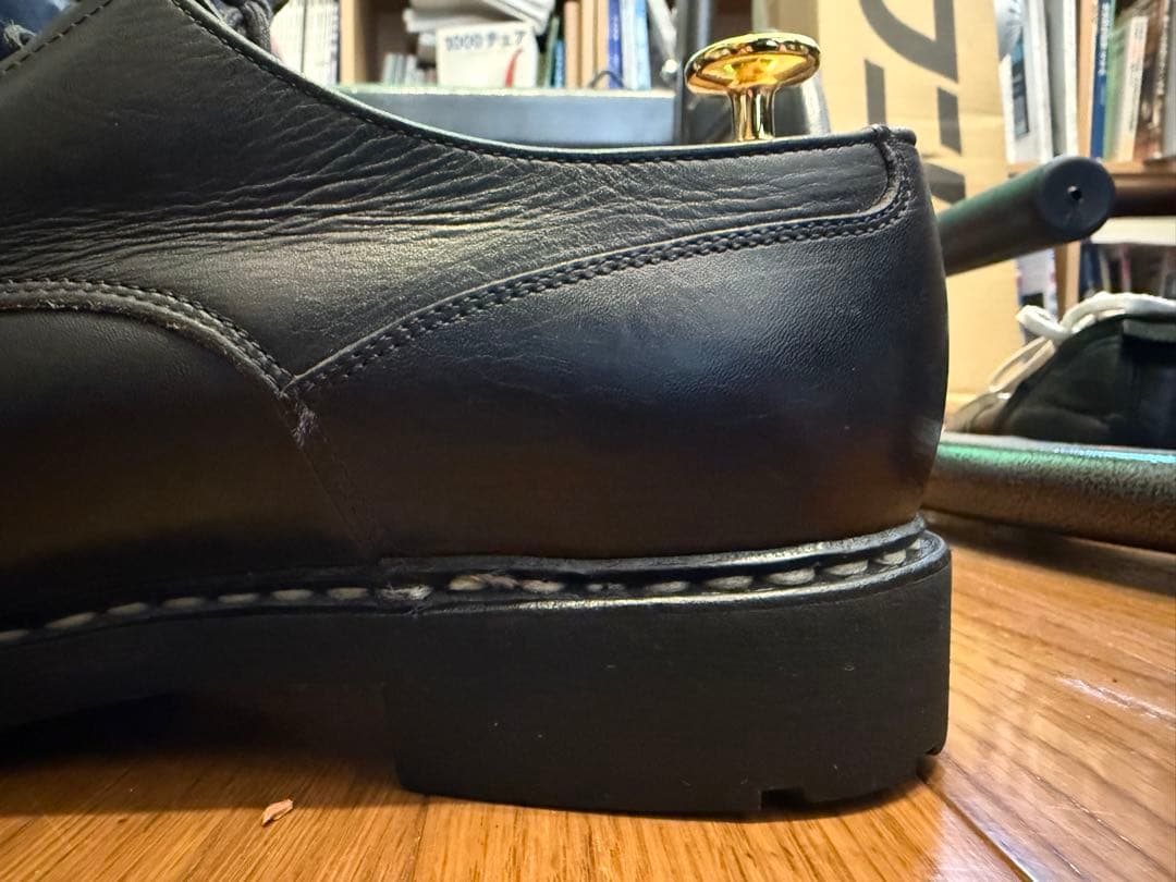 パラブーツparaboot ジャンボード　黒ブラック8.5 美品　NOIR