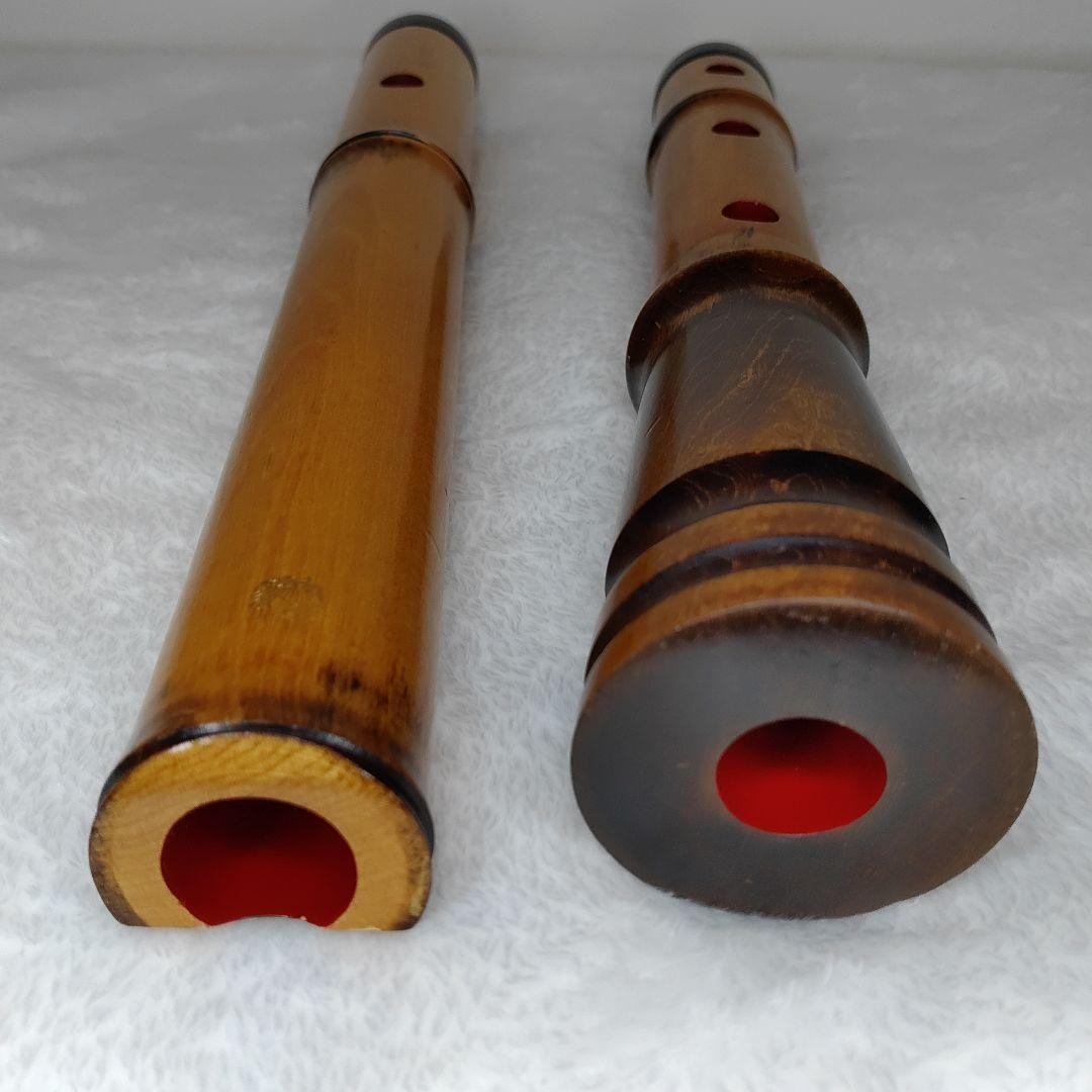 琴風尺八　蝴蝶マーク　琴風調　銘木尺八　門 　1尺８寸管　送料無料