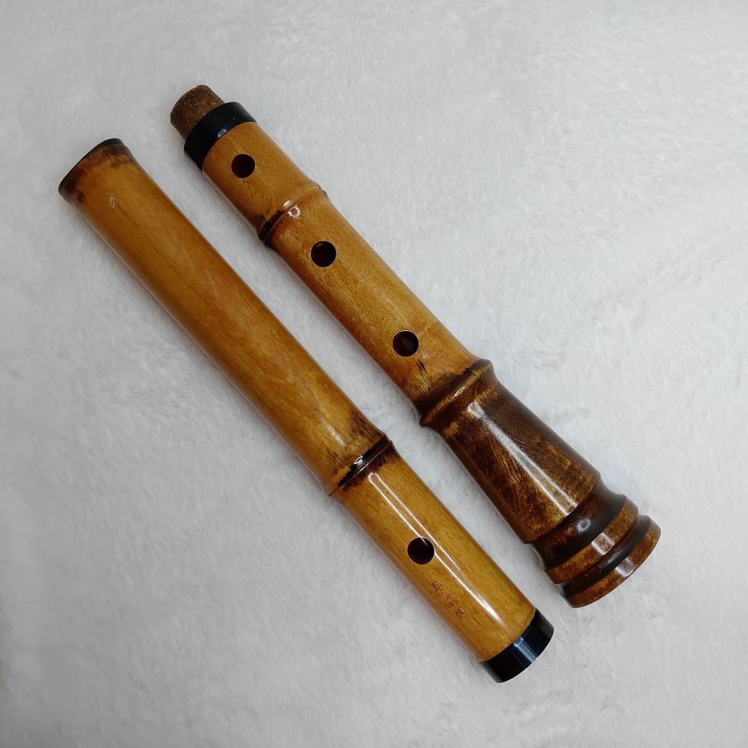 琴風尺八　蝴蝶マーク　琴風調　銘木尺八　門 　1尺８寸管　送料無料