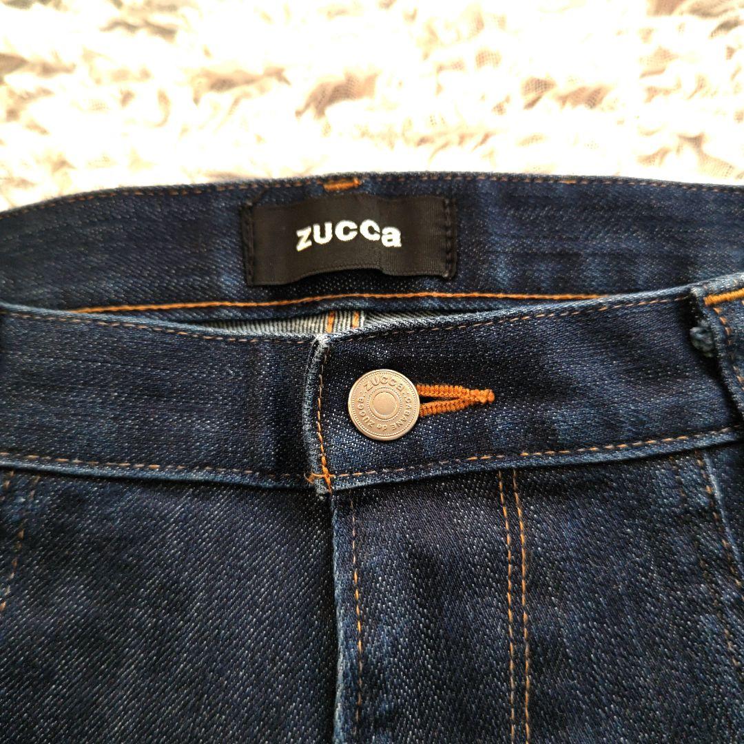 Zucca　日本製　変形デニム　サルエルパンツ　ブーツ合わせ◎　ダークインディゴ