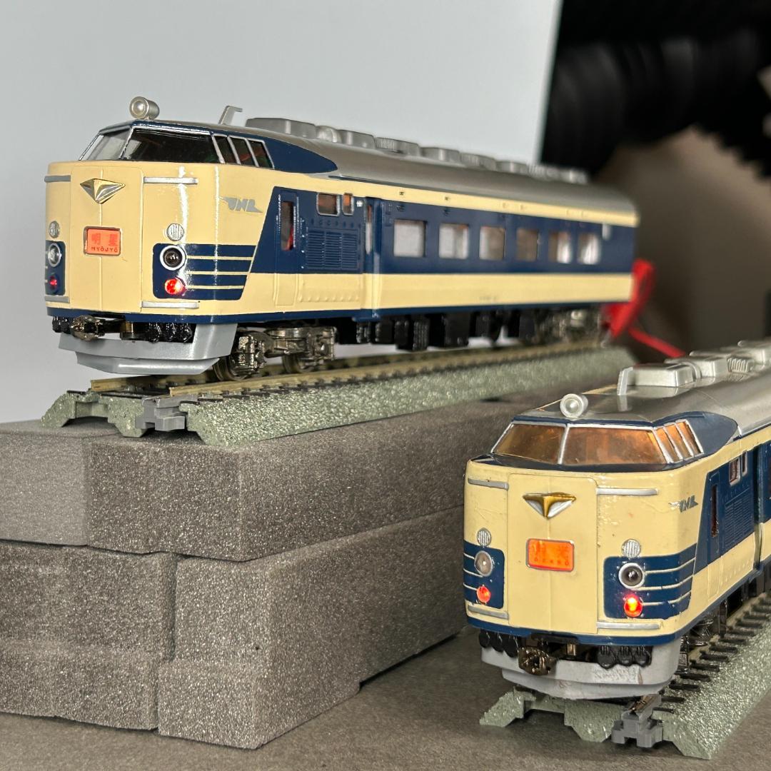 カツミ 国鉄 581系寝台電車 12両セット 運転台上前照灯不点灯タイプ