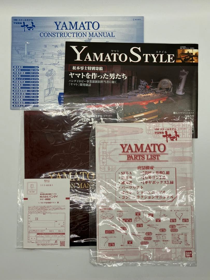 【未使用】宇宙戦艦ヤマト 1/350スケールプラモデル