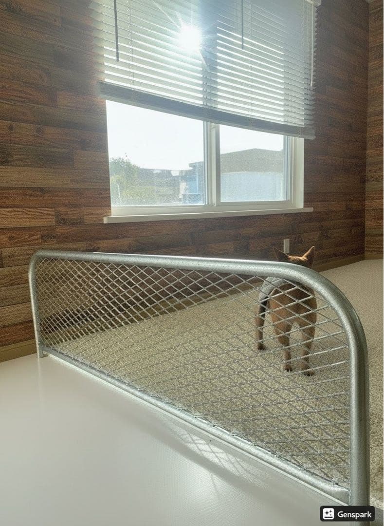 アメリカンフェンス風ペットバリケード 1200×400