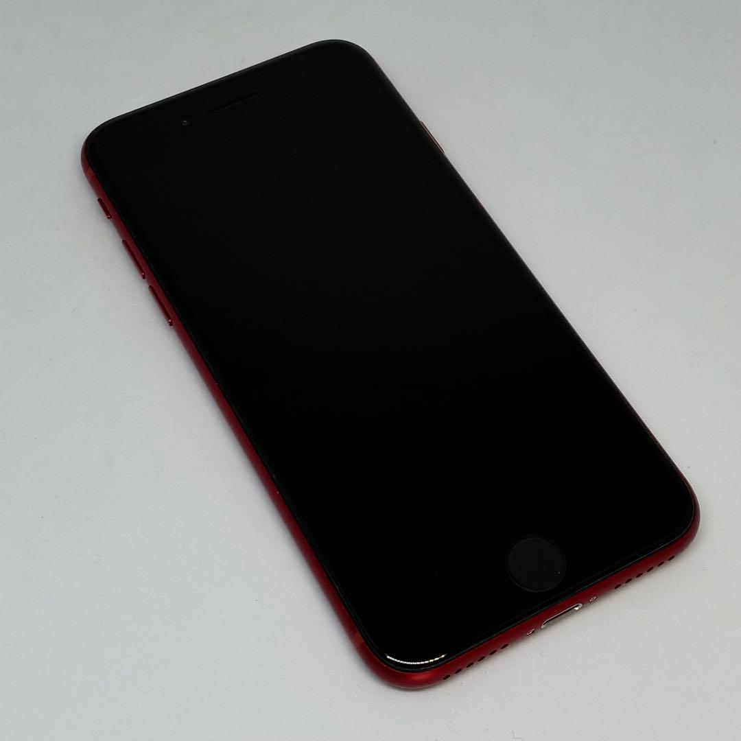 413美品【電池新品100％表示】iPhone SE3 128GB レッド