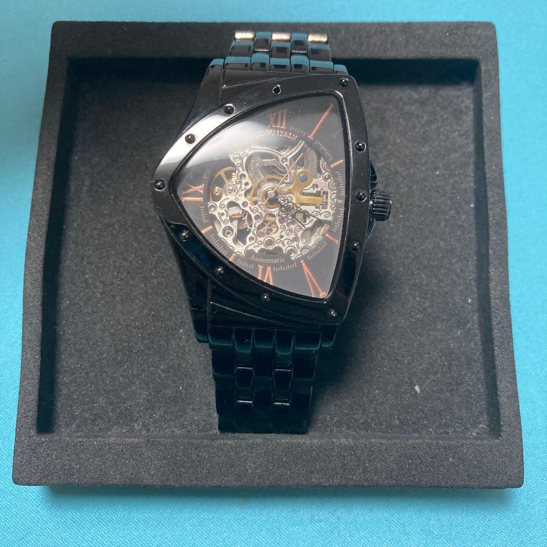 COGU ITALY 腕時計　自動巻き スケルトン 美品　ベンチュラ型最安値