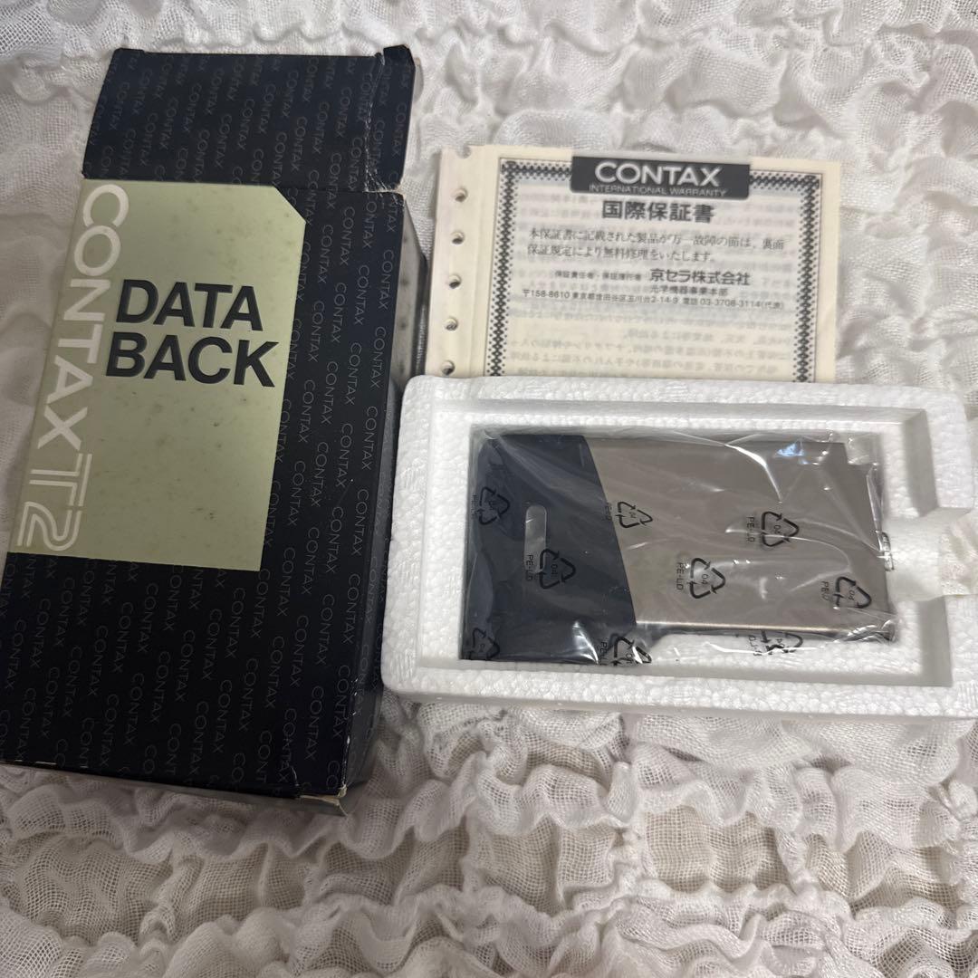 contax t2 フィルムカメラ DATABACKケース付き