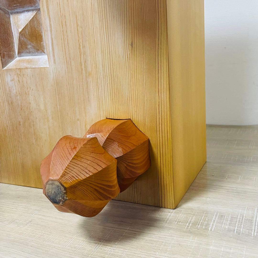 ★美品★ 囲碁 碁盤 天柾 柾目 ヘソ 脚付き 桐製盤覆い