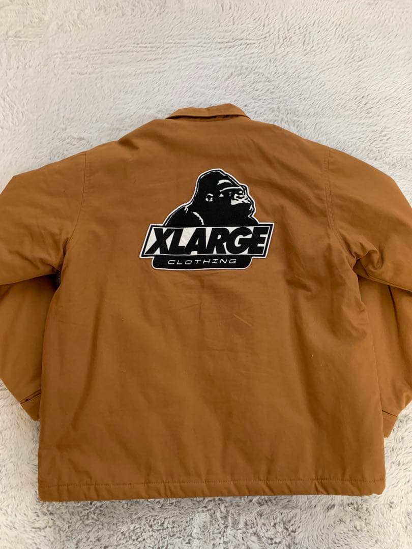 XLARGE ブラウン コーチジャケット