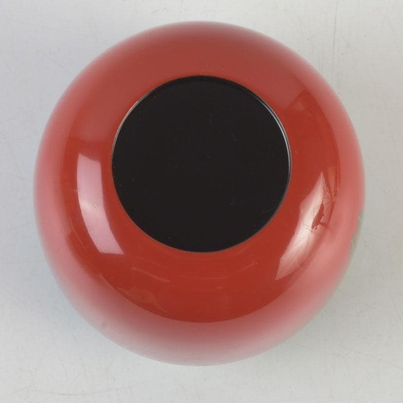 茶道具　山中塗　坂下雄峰作　水仙蒔絵　大棗　共布共箱　M　9654