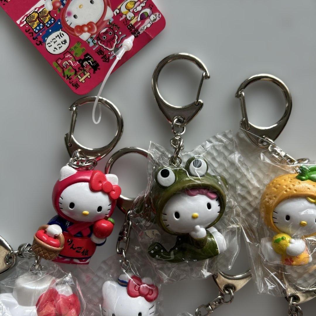 ご当地限定！レア！希少！ハローキティ キーホルダー10個セット