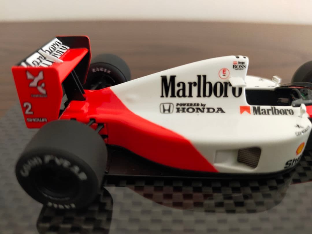 アイドロン 1/43 マクラーレン ホンダ MP4/6 日本GP 優勝 ベルガー