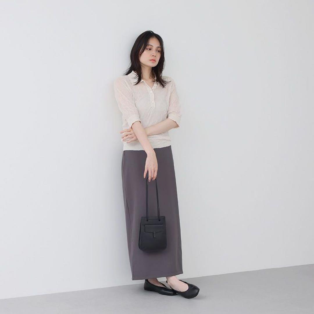 TOMOE ブラックレザー ショルダーバッグ 2WAYショルダーS