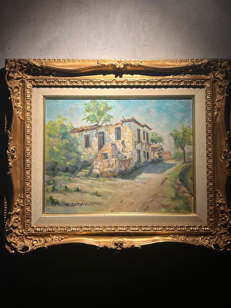 他の方発送×油彩画【風景画】直筆サインあり