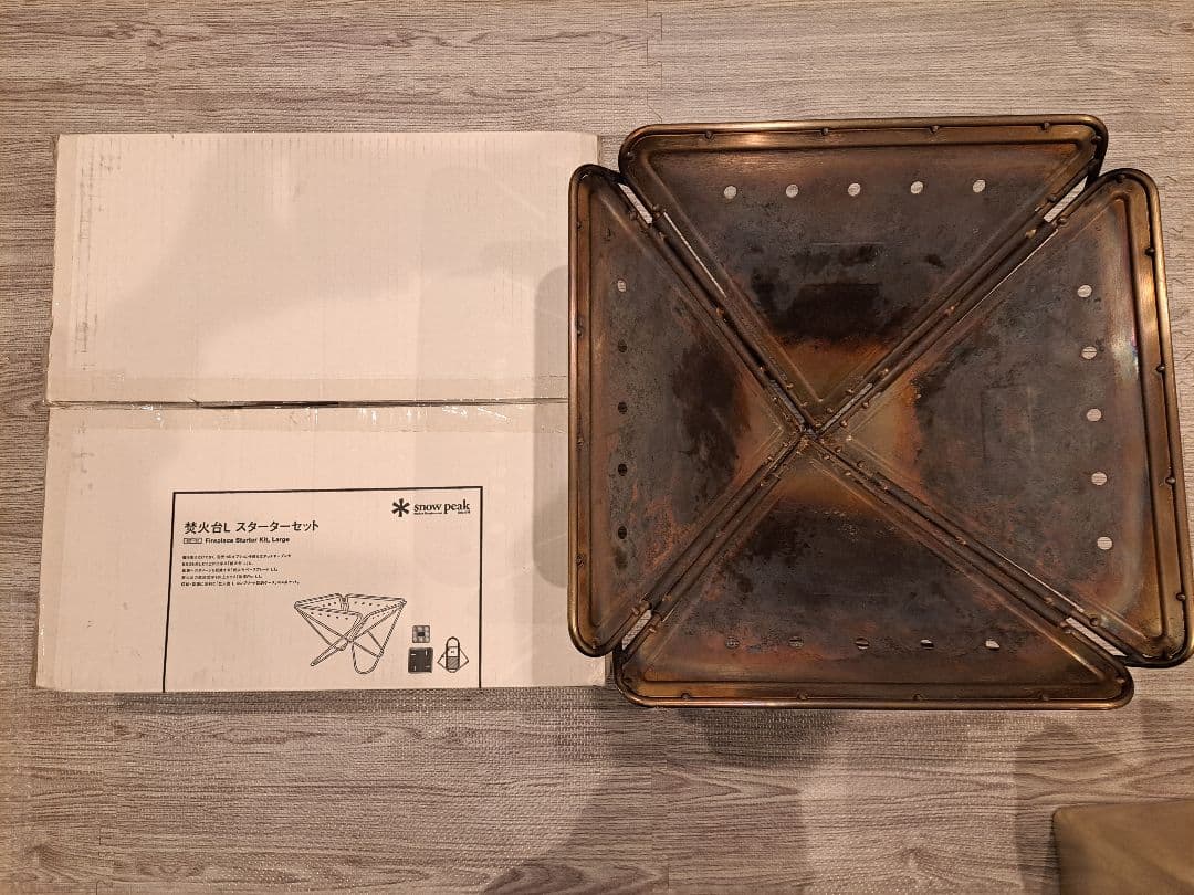  peak スノーピーク 焚き火台 L スターターセット 付属品未使用