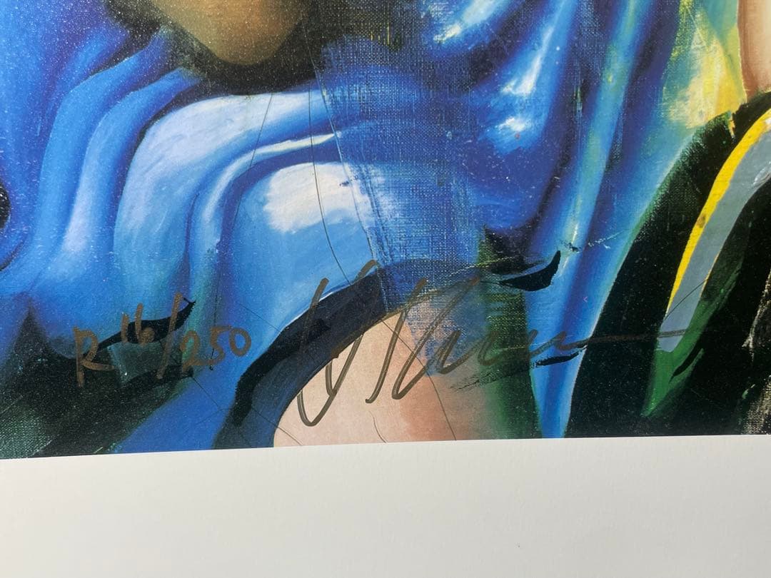 『ミュージシャン』 オルガ グレチナシルクスクリーン 64*72cm