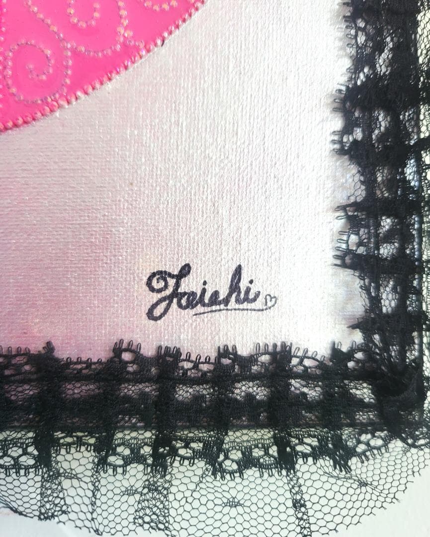 オンリー・コルセット / テクスチャーアート 33×24㎝ F4 原画 モダン