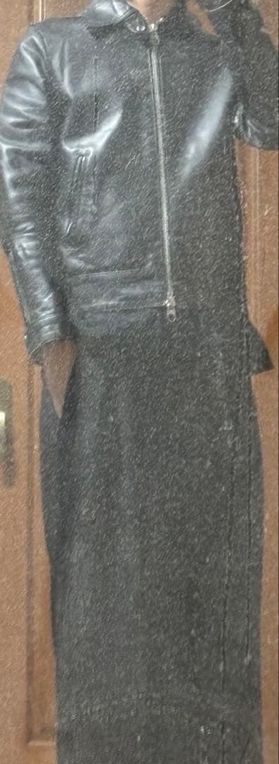 80s–90s Archive 牛革 レザージャケット ライダース ダブルジップ