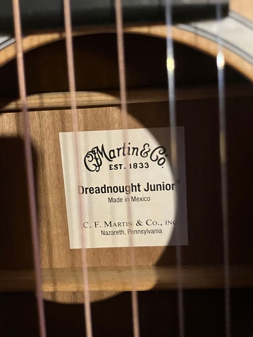Martin ドレッドノートJrアコースティック 『本日限り値引き』