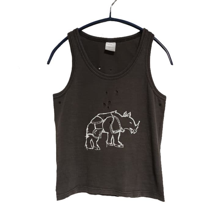 【タイム期】NUMBER NINE/ナンバーナイン★散弾銃加工タンクトップ0