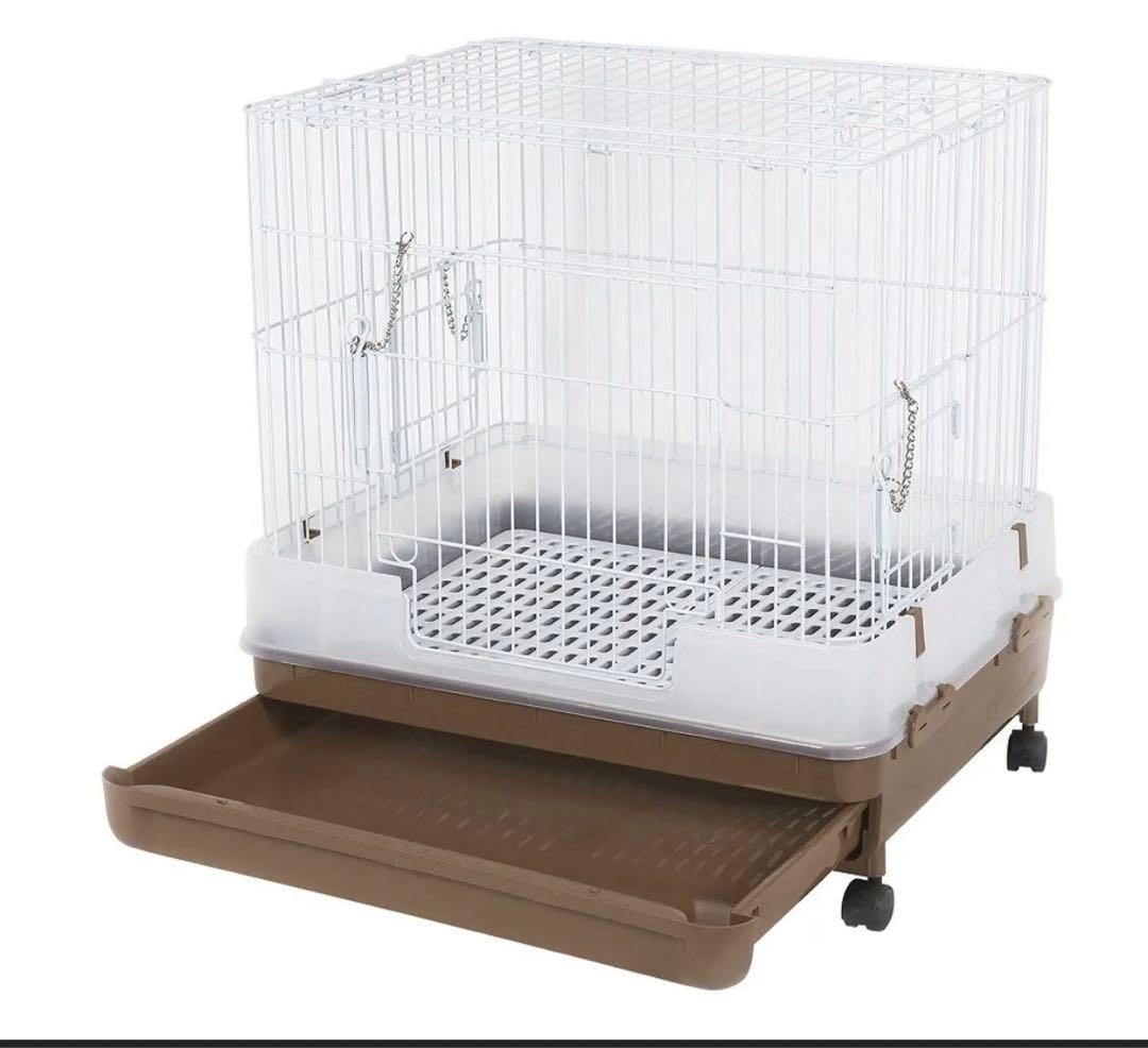 ミニマルランド うさぎのカンタンおそうじケージ H50 B