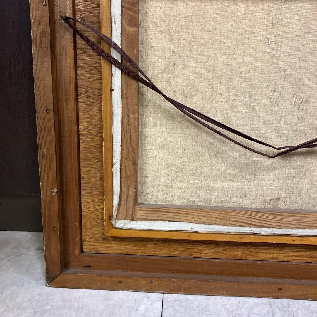 アンティーク 油絵 油彩画 風景画 立体画 絵画 アート 美術 芸術 額縁 額装