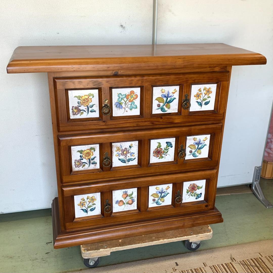 バレンシア タイルチェスト スペイン製