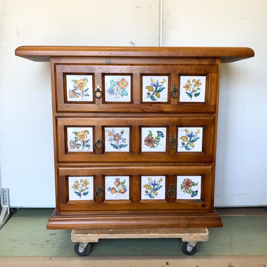 バレンシア タイルチェスト スペイン製