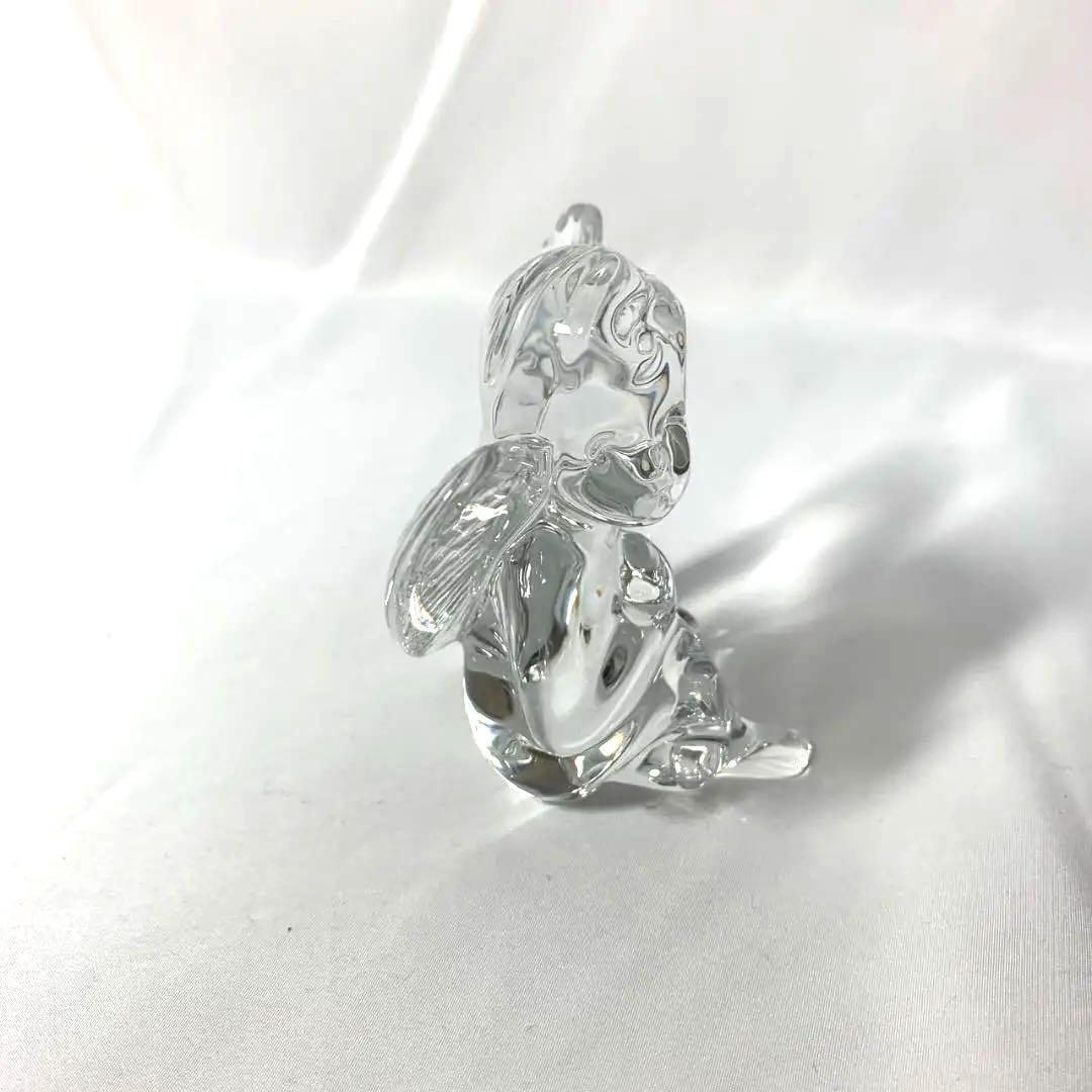 新品 バカラ Baccarat クリスタル エンジェル 天使 置物 箱付き