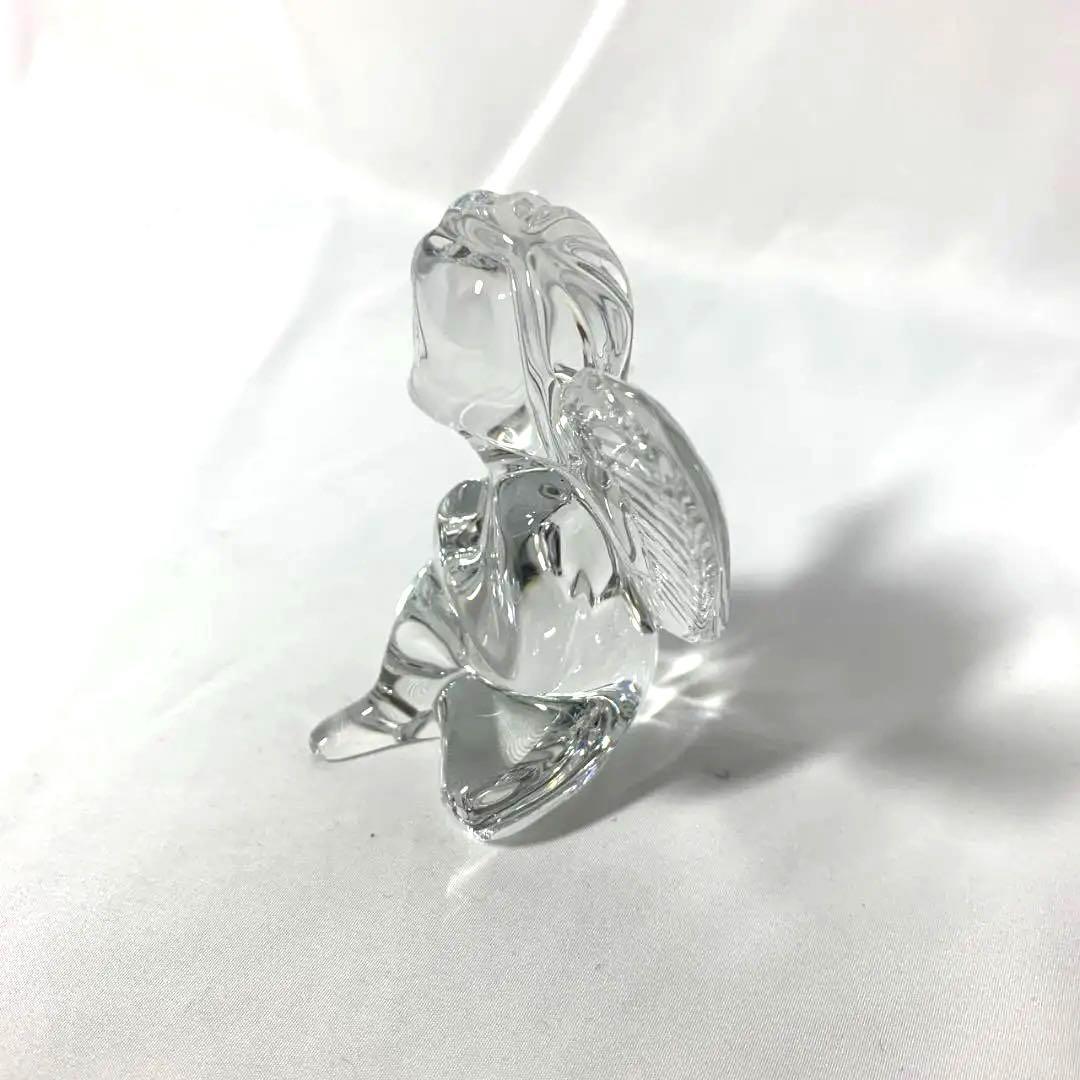 新品 バカラ Baccarat クリスタル エンジェル 天使 置物 箱付き