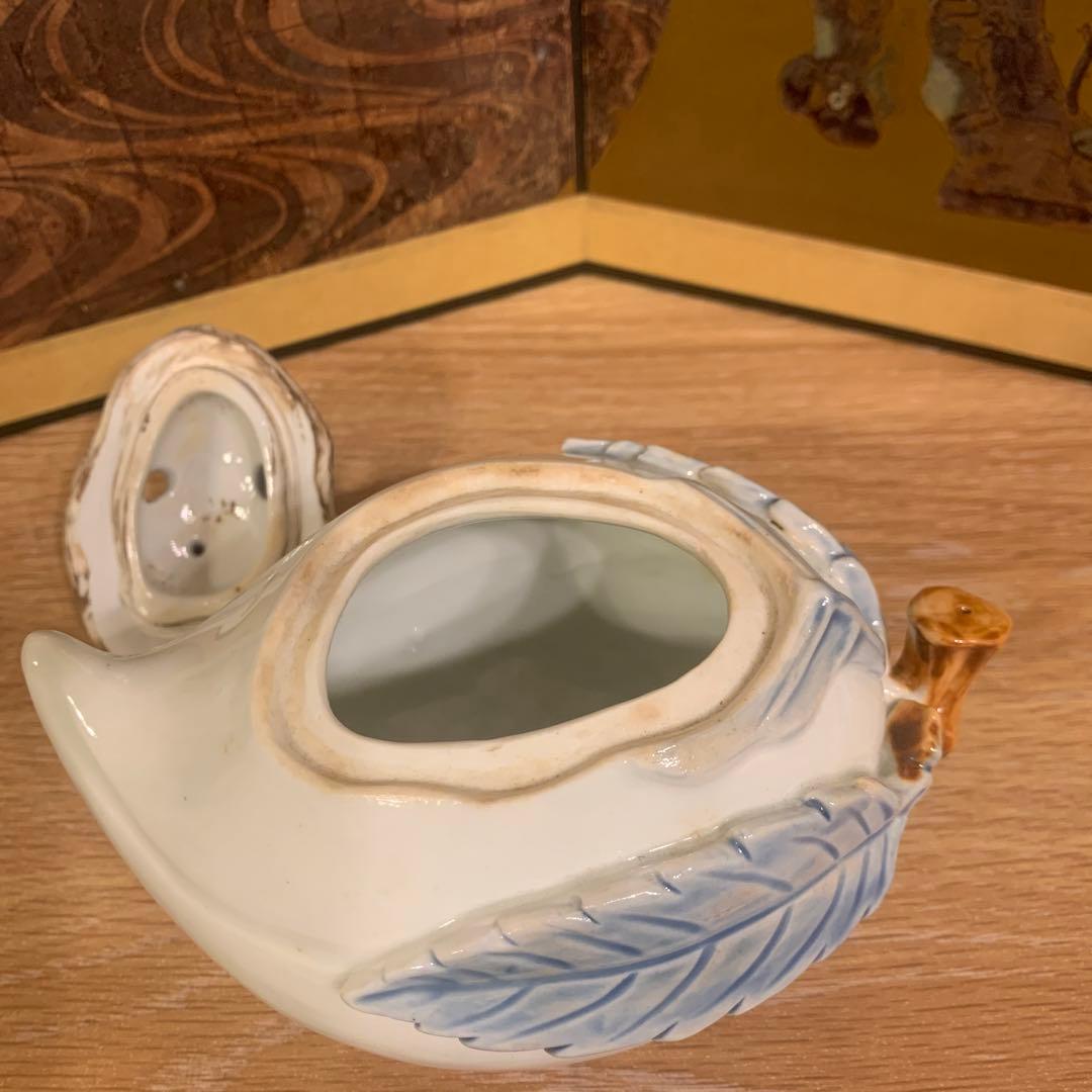 アンティーク　中国美術　桃形　香炉1客　　257