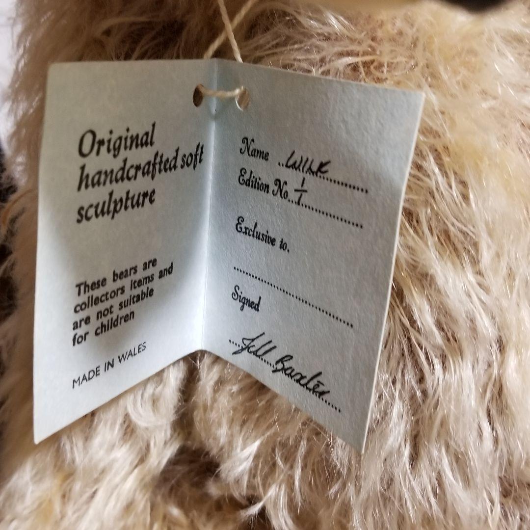 テディベア　海外作家様　ジル・バクスター(Jill Baxter)　ぬいぐるみ