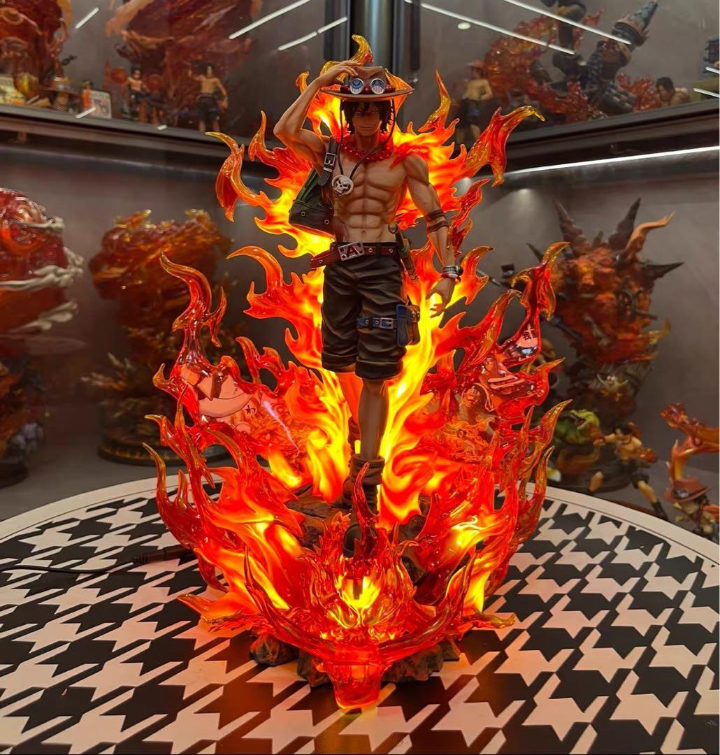 ワンピース 火拳 エースフィギュア ガレージキット