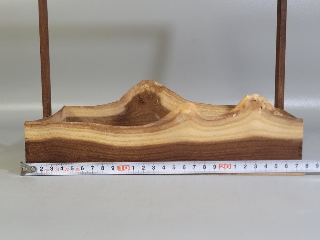 茶道具 京漆 普賢造 手付 桑 遠山 煙草盆 共箱 美品 DT394