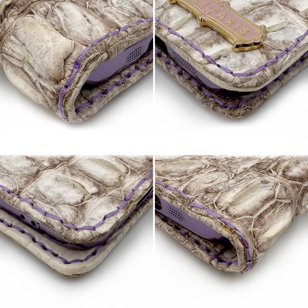 ゼルパリ ホーンバッククロコダイル ヒマラヤ iPhone 15 Pro ケース