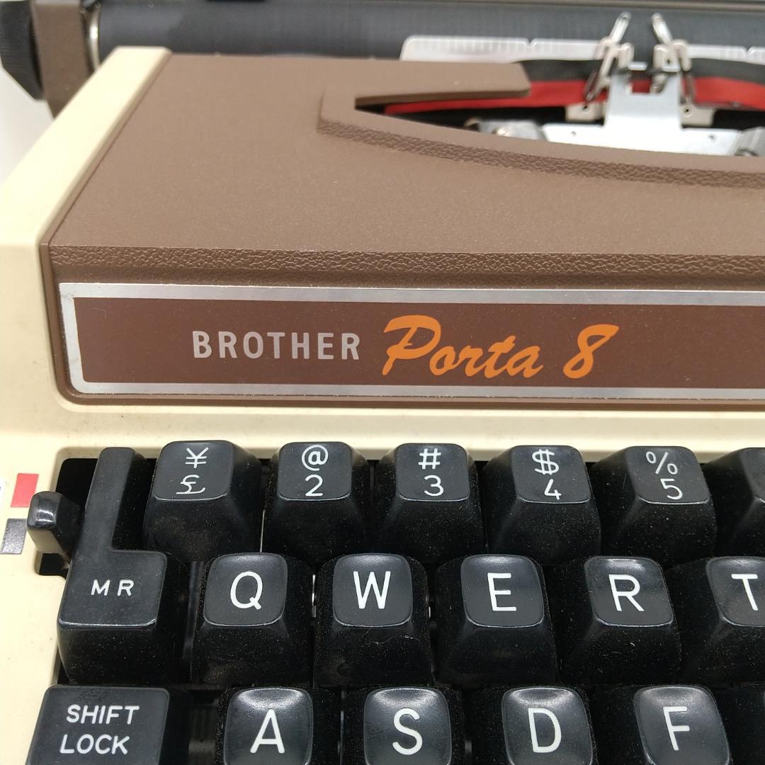 2816番 ブラザー電動タイプライター Porta8 JP12-113 PICA