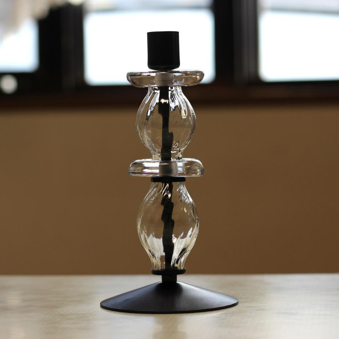 【美品・刻印】エリックホグラン　キャンドルホルダー オニオン型　2個セット