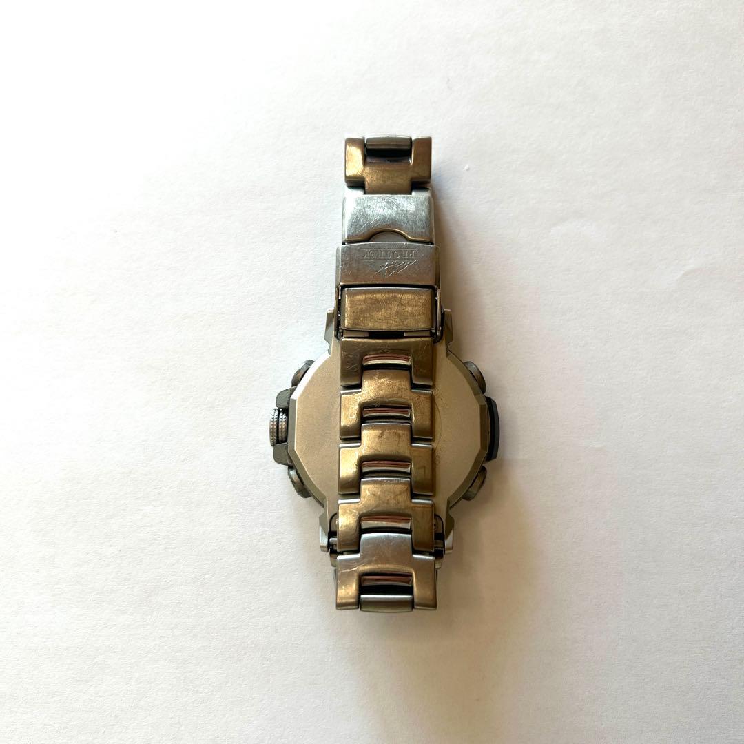 CASIO PRO TREK 電波ソーラー 腕時計 チタン マルチバンド6