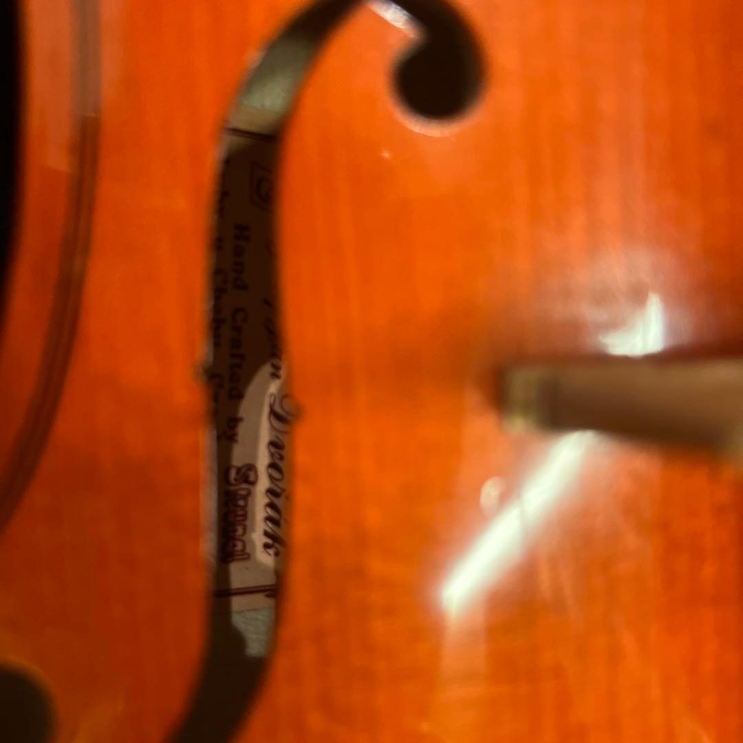 チェコ製 J.J.ドボルザーク バイオリン 4/4 弓、新品ケース付　美品