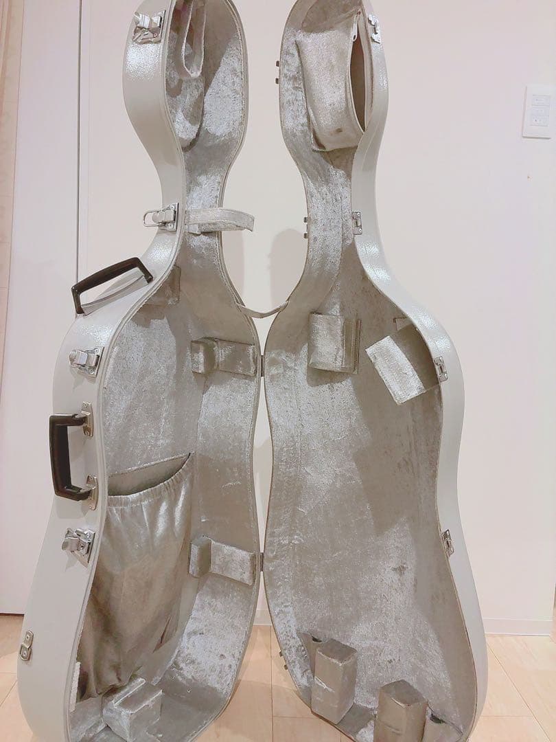 グレー チェロハードケース