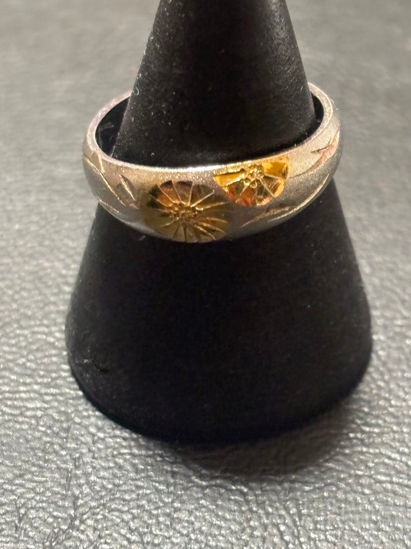 純銀　シルバーリング　18号