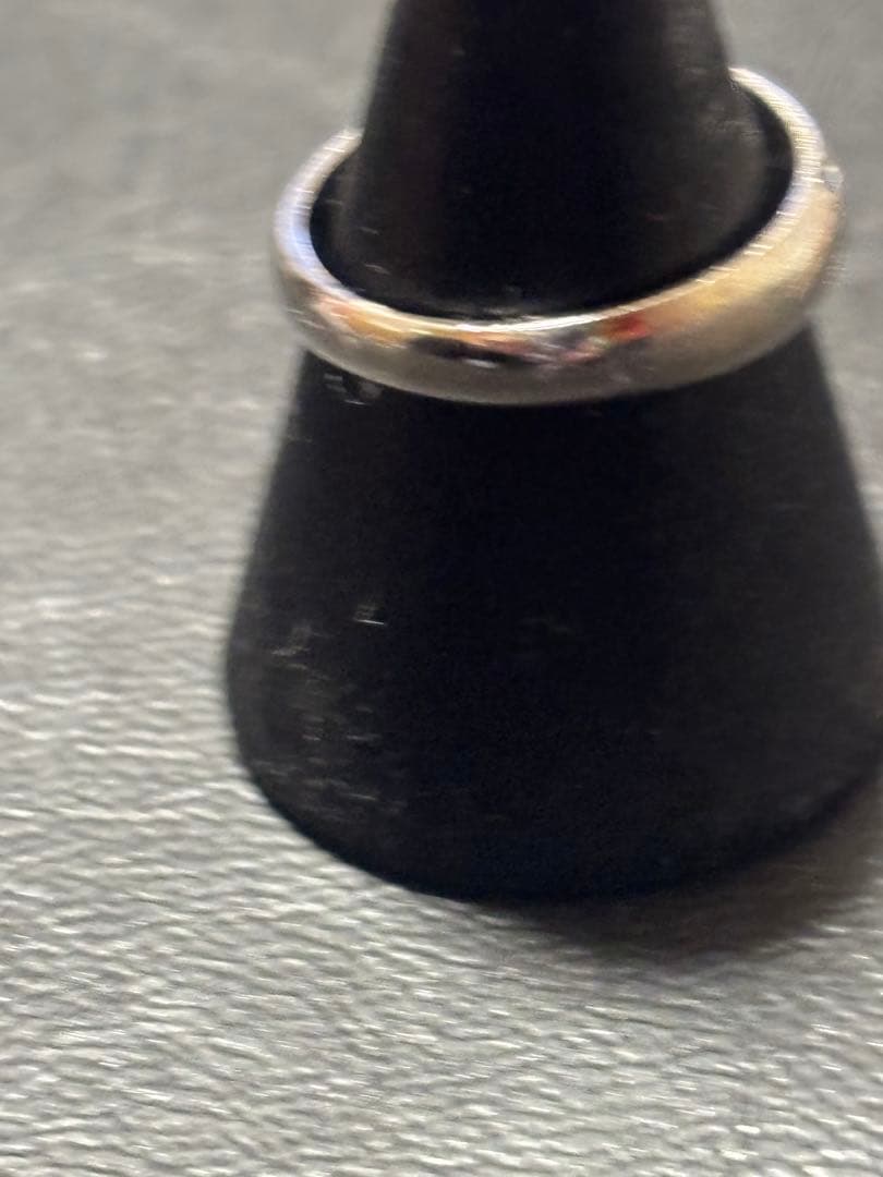 純銀　シルバーリング　18号