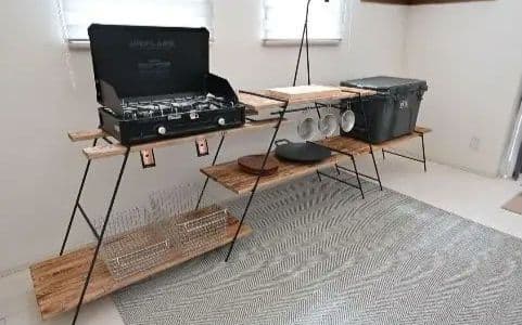 吉田メタル製　アイアンシェルフ　アイアンラック　360幅　アーチ型