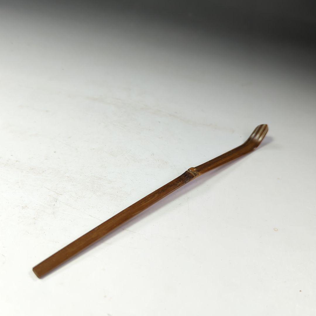 イ531 茶杓『大徳寺　上田義山　極箱』『銘　ほととぎす』『竹茶杓　筒箱』茶道具