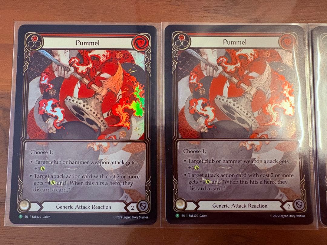 Pummel 殴打 プロモRF 未使用 FAB375 FaB